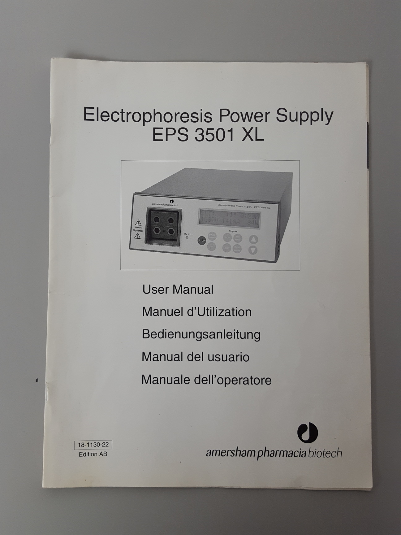 Image of Amersham Pharmacia Biotech EPS 3501 XL Electrophoresis Power Supply Lab