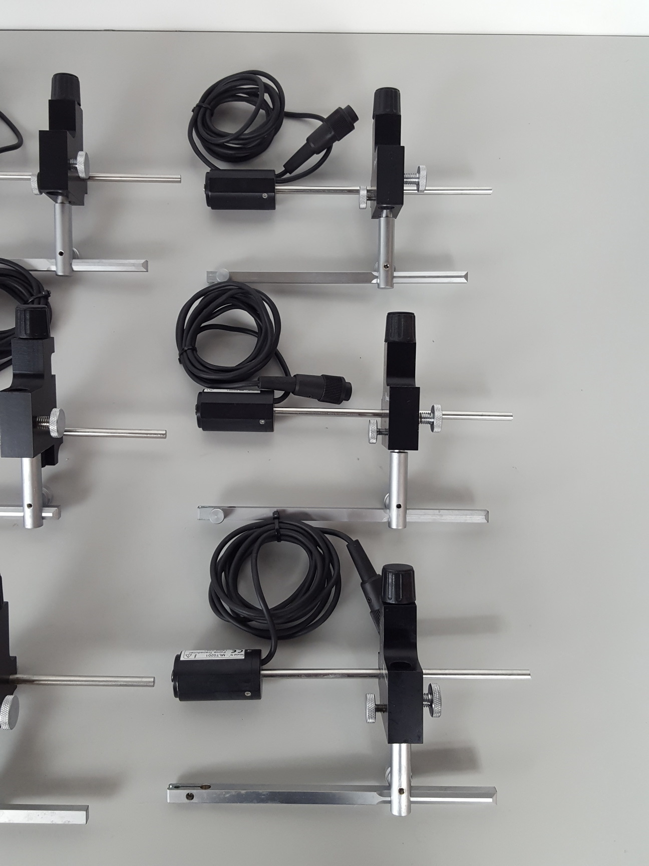 Image of Lot of 8 Panlab s.l MLT0201 Force Transducers (5mg-25g) Lab