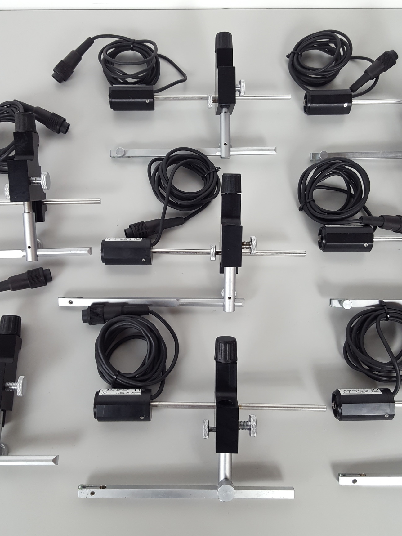 Image of Lot of 8 Panlab s.l MLT0201 Force Transducers (5mg-25g) Lab