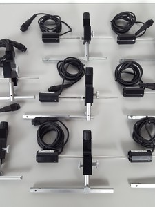 Thumbnail image of Lot of 8 Panlab s.l MLT0201 Force Transducers (5mg-25g) Lab