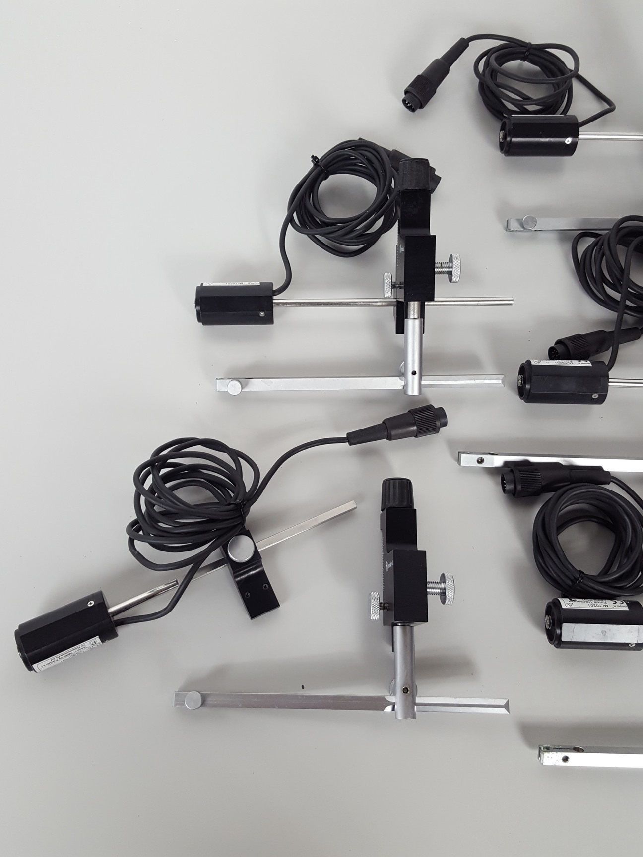 Image of Lot of 8 Panlab s.l MLT0201 Force Transducers (5mg-25g) Lab