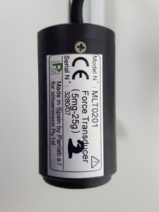 Thumbnail image of Lot of 8 Panlab s.l MLT0201 Force Transducers (5mg-25g) Lab