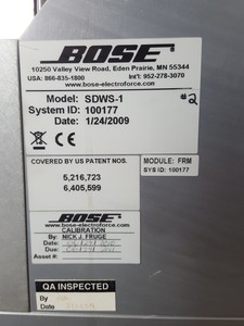 Thumbnail image of Bose ElectroForce SDWS-1 Mechanical Test Lab Tension Compression Axial Rotation