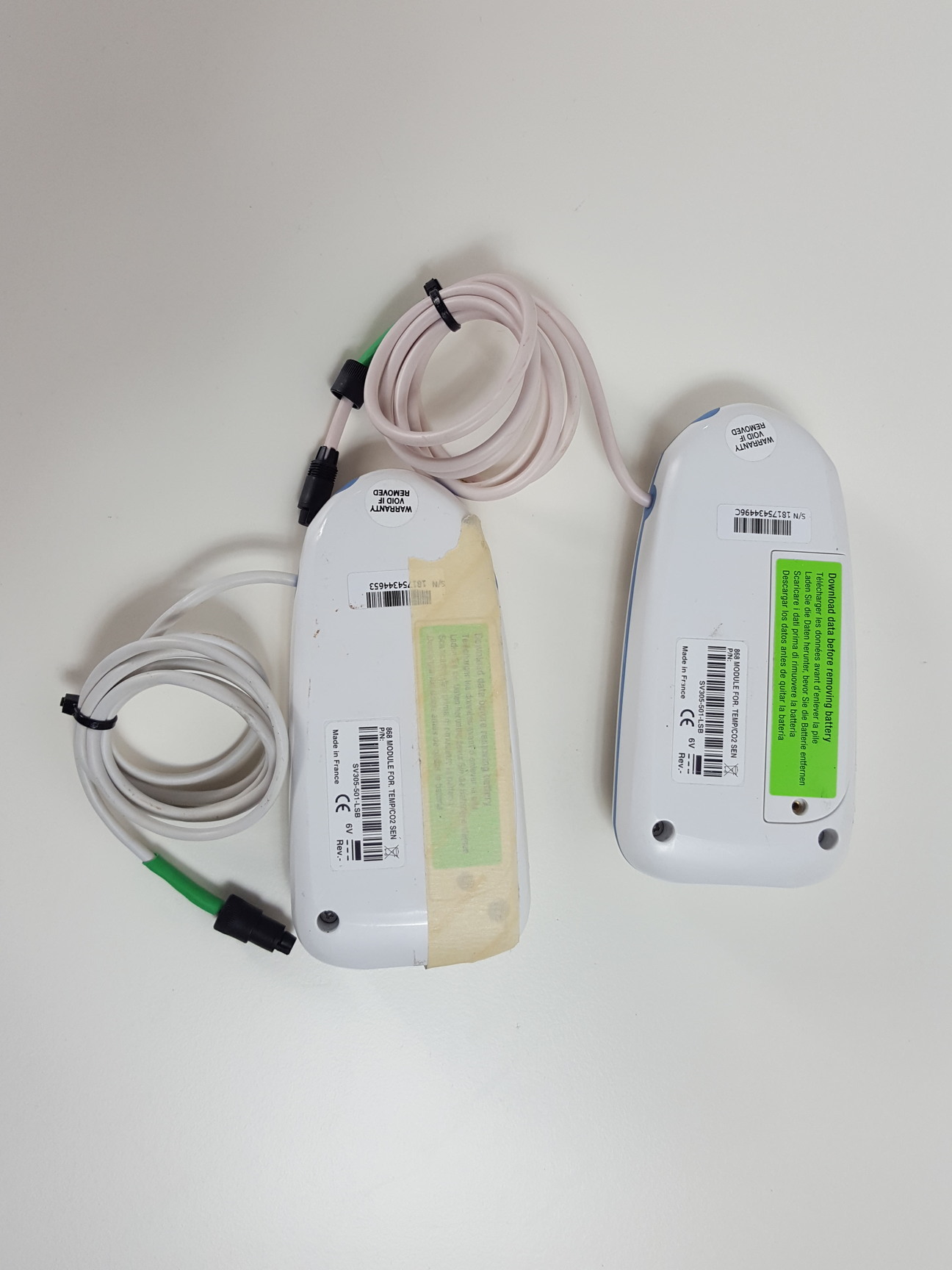 Image of 8 x Thermo Scientific Smart-Vue Handsets/ 868 Modules Lab -80 Freezer Probe