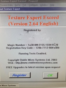 Thumbnail image of Stable Micro Systems TA-XT2i Texture Analysis System Lab