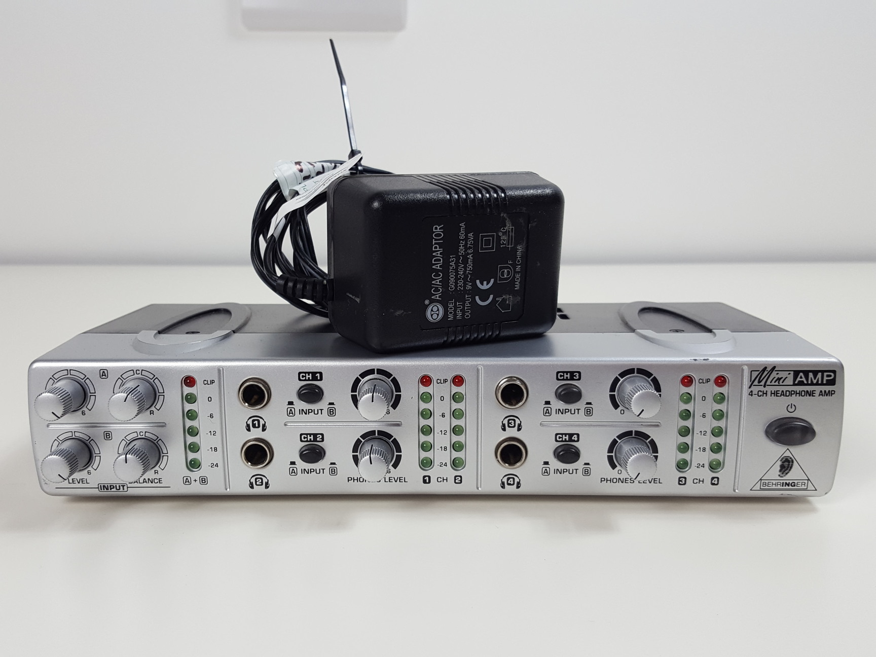 Image of Behringer Mini Amp 4 Channel Headphone Amp Model AMP800