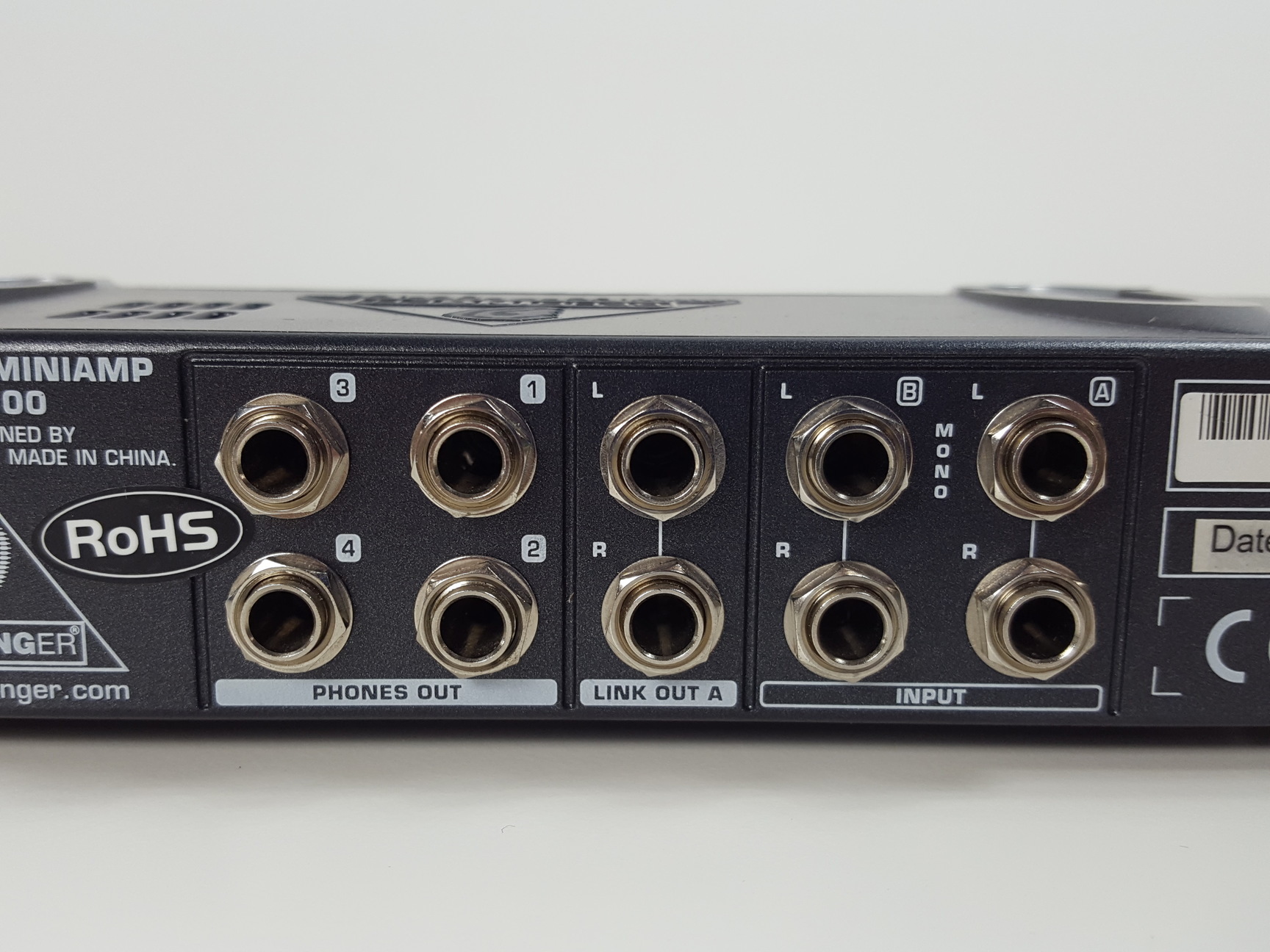Image of Behringer Mini Amp 4 Channel Headphone Amp Model AMP800