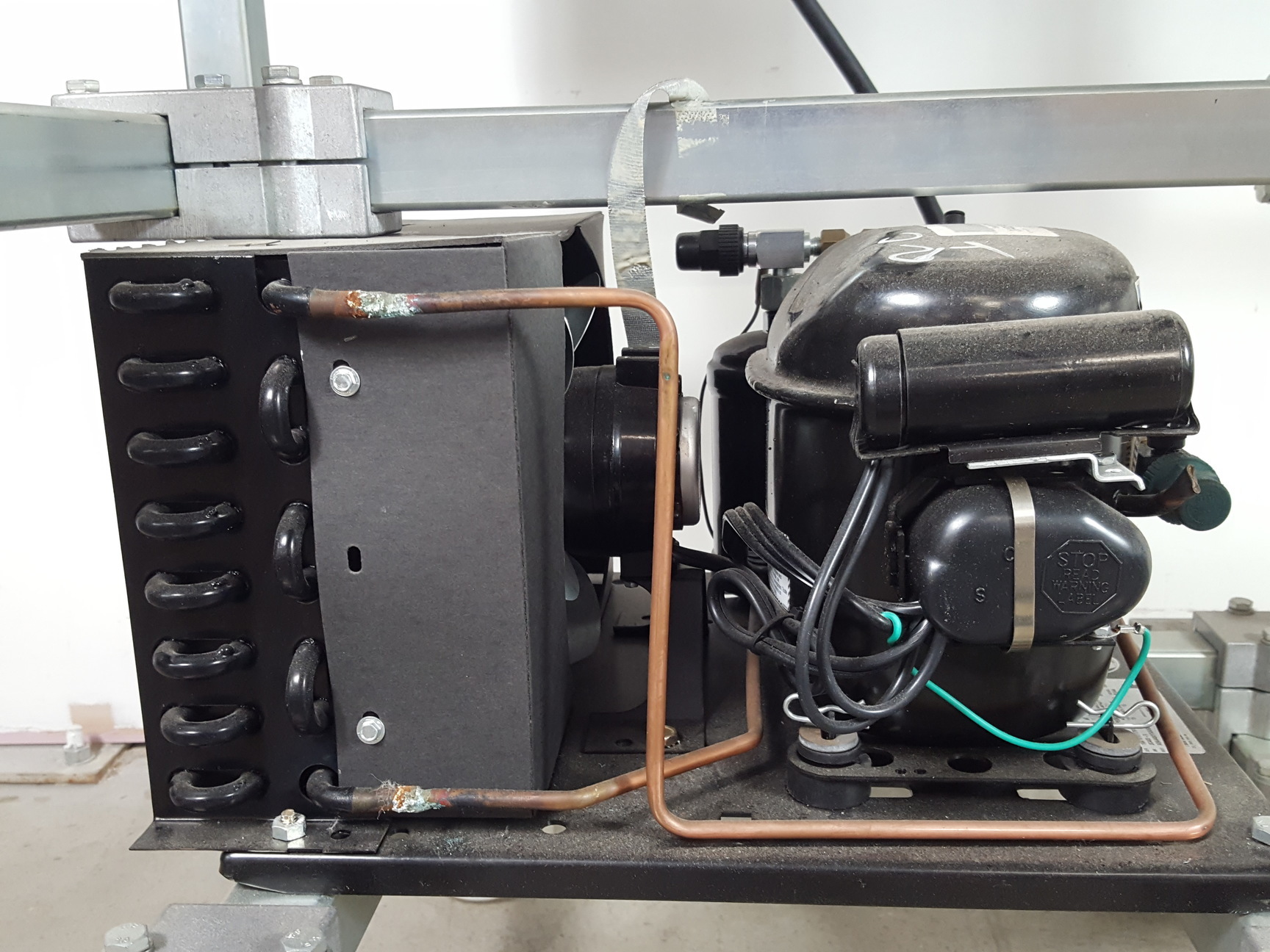 Image of Physics Equipment Mounting & Alignment Set + Compressor Lab Ranco Movie Prop