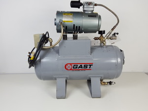 Thumbnail image of GAST Model 1HAE-700C-P16YB-1 Air Compressor 1425rpm/50hz/1ph