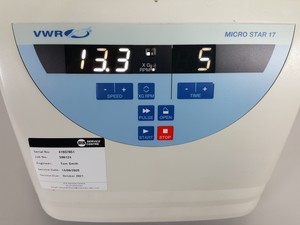 Thumbnail image of VWR Micro Star 17 Laboratory Centrifuge + 24-Tube Rotor Lab