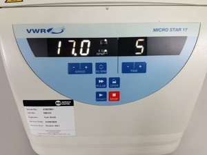 Thumbnail image of VWR Micro Star 17 Laboratory Centrifuge + 24-Tube Rotor Lab