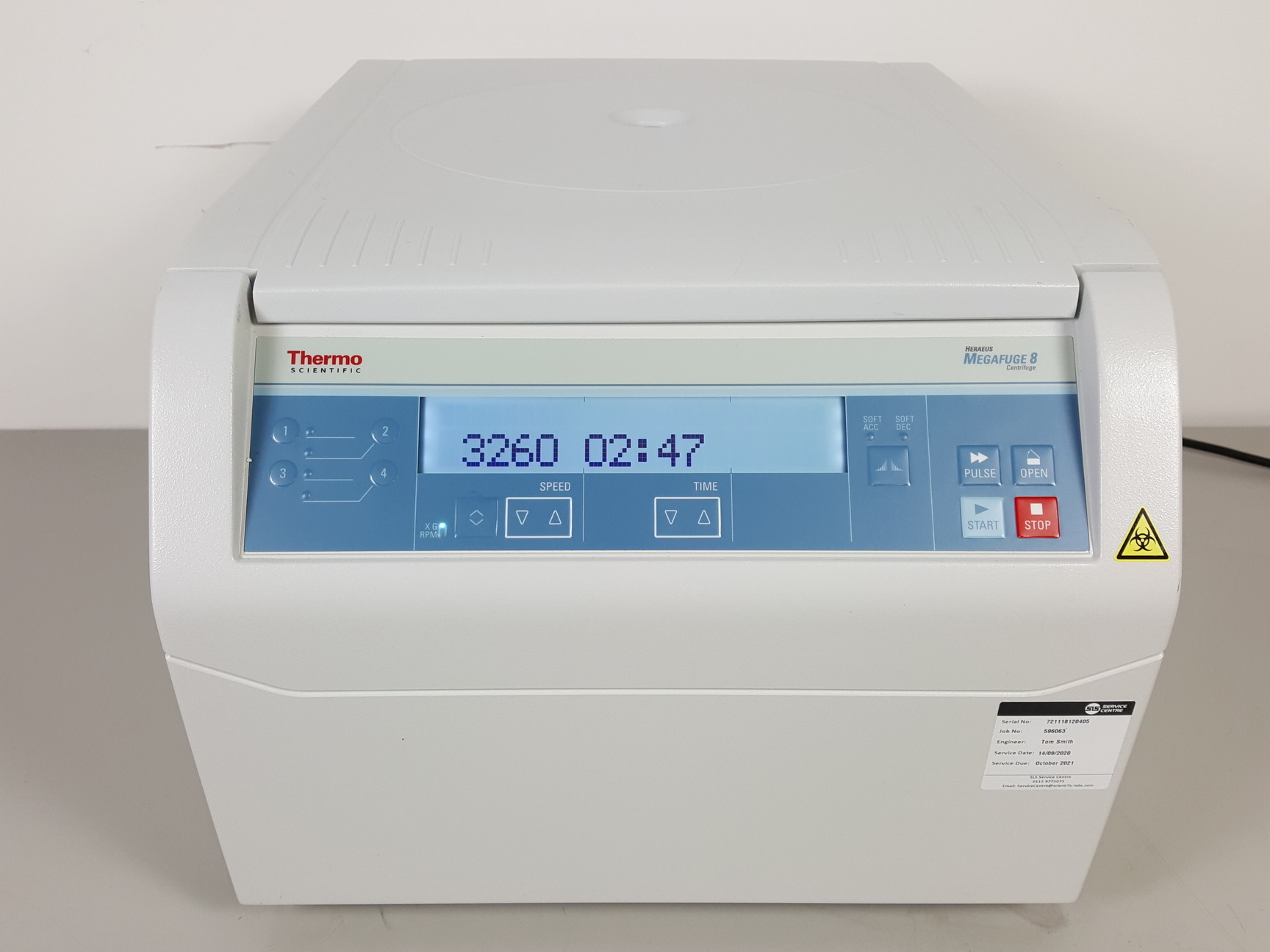 Image of Thermo Scientific Heraeus Megafuge 8 Lab Centrifuge w/ 4500rpm Rotor Lab, 2018