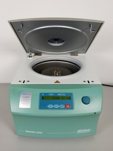 Thumbnail image of Hettich Zentrifugen Mikro 220 Micro Centrifuge + 18000rpm 24x3g Tube Rotor Lab