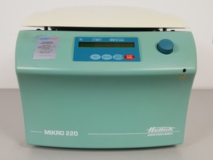 Thumbnail image of Hettich Zentrifugen Mikro 220 Micro Centrifuge + 18000rpm 24x3g Tube Rotor Lab