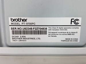 Thumbnail image of Brother P-Touch PT-9700PC High Speed Industrial Label Printer