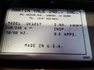 Thumbnail image of Martin Yale AutoFolder Model UK1217 Electronic Paper Folder 1217A