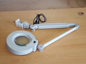 Thumbnail image of 3 x Anglepoise Style Lamps - Aluminor, Helix VL2, Helix VL1240 & Magnifier