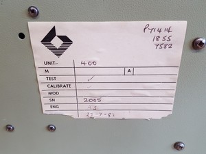 Thumbnail image of V.G. Electronics Ltd Model 400 Gun Power Supply Lab