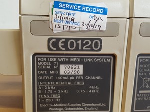 Thumbnail image of EMS Medi-Link Scanning System- Ultrasound, Shortwave, Interface, Suction 70A Lab