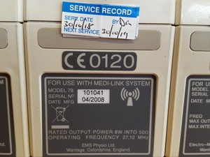 Thumbnail image of EMS Medi-Link Scanning System- Ultrasound, Shortwave, Interface, Suction 70A Lab