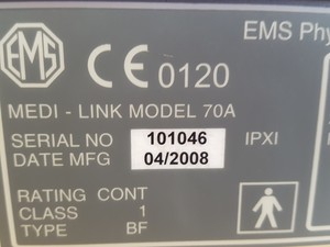 Thumbnail image of EMS Medi-Link Scanning System- Ultrasound, Shortwave, Interface, Suction 70A Lab