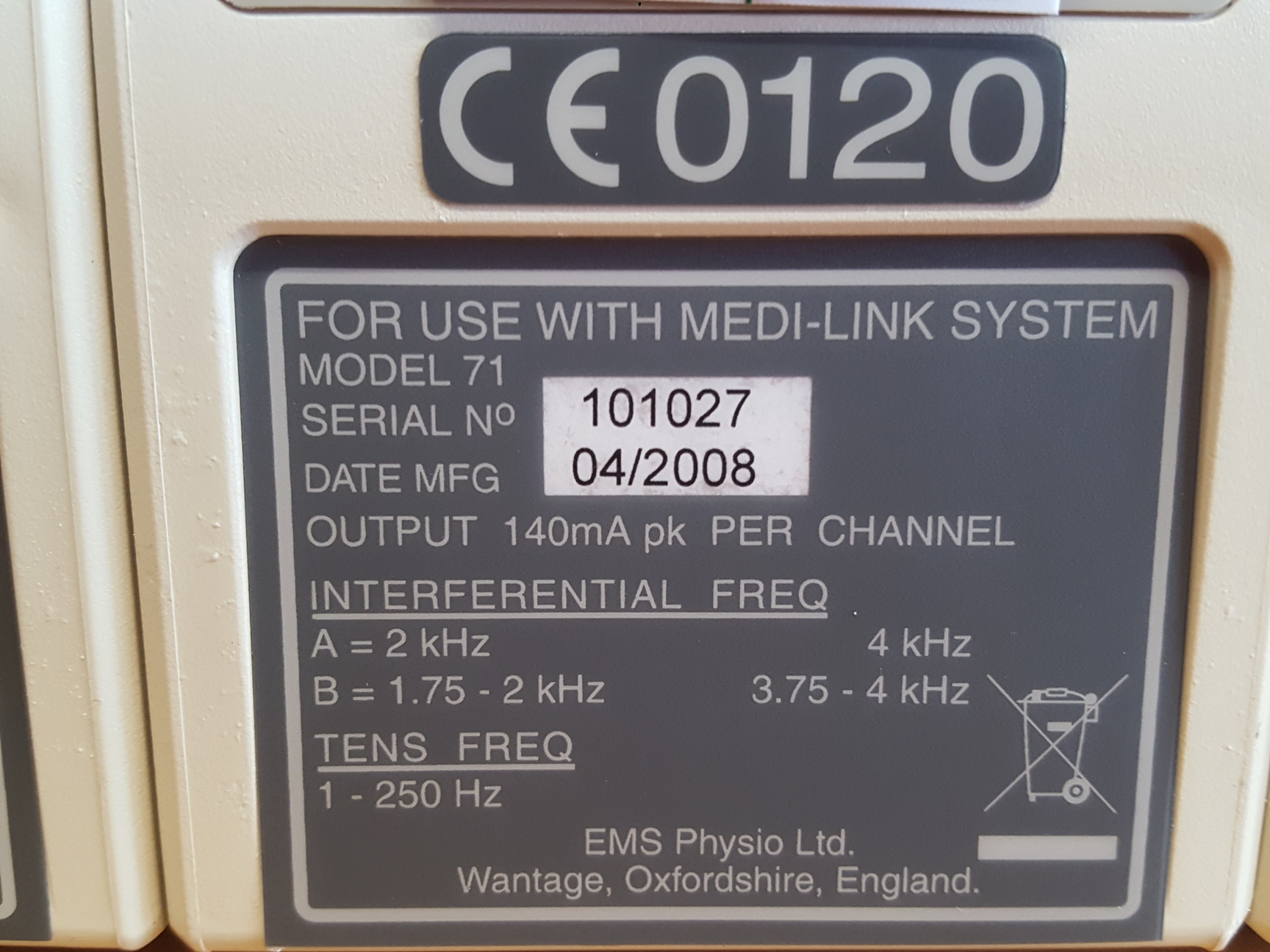 Image of EMS Medi-Link Modular Ultrasound Scanning System Models 78, 71, 72 & 70A Lab