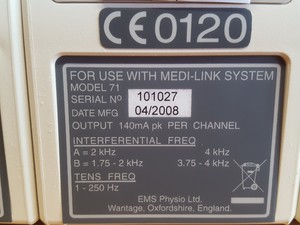 Thumbnail image of EMS Medi-Link Modular Ultrasound Scanning System Models 78, 71, 72 & 70A Lab