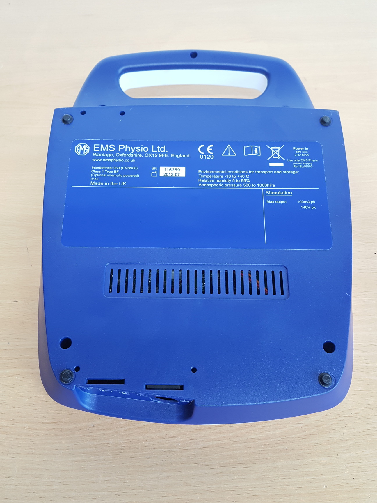 Image of EMS PHYSIO LTD PRIMO Interferential 960 and Vacuum 655 Therapy Units Lab