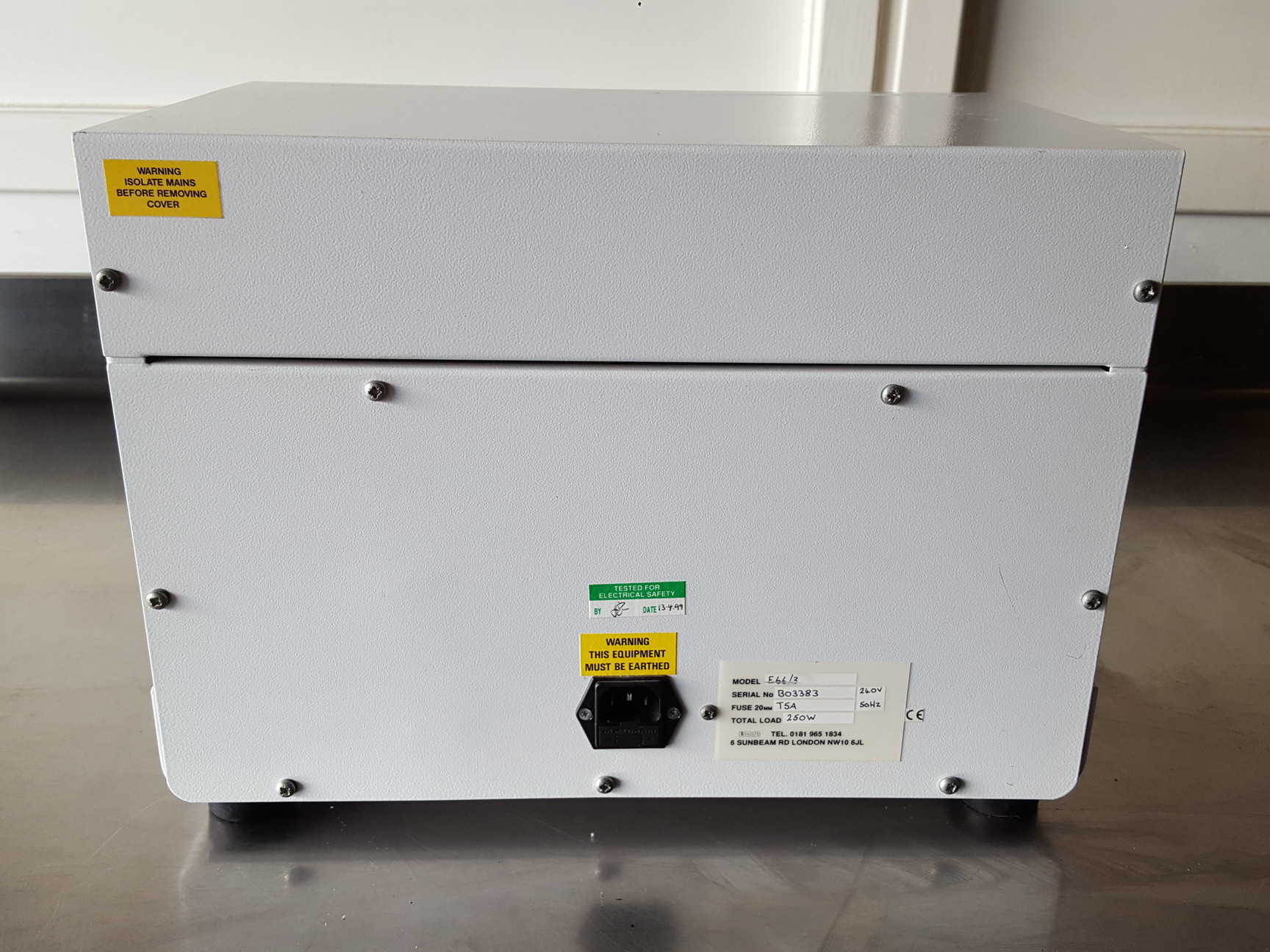 Image of RA LAMB Model E66/3 Laboratory Cold Plate Lab