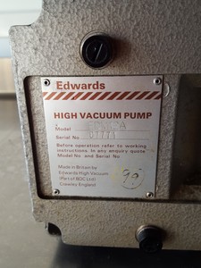 Thumbnail image of Edwards EDM12A Vacuum Pump Lab 3 Phase