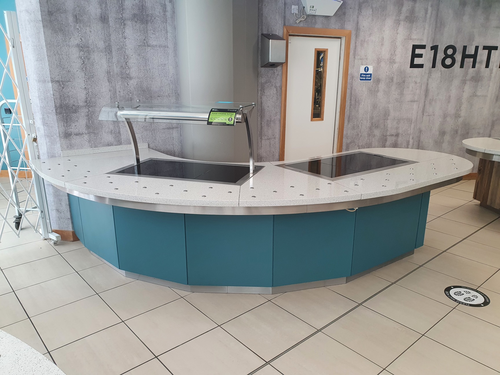 Image of Hot Food Servery Counter / Buffet Commercial Catering Equipment - Hotplates