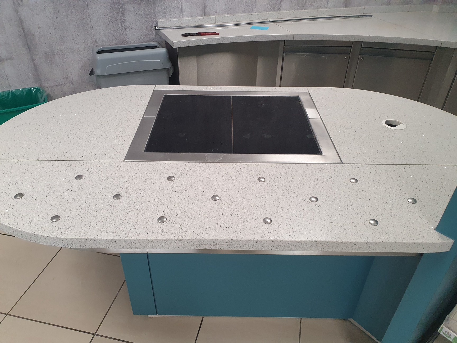 Image of Hot Food Servery Counter / Buffet Commercial Catering Equipment - Hotplates