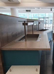 Thumbnail image of Cold Food & Drinks Servery / Buffet Counter Catering Unit 540x100x140cm
