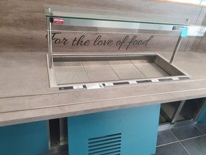 Thumbnail image of Cold Food & Drinks Servery / Buffet Counter Catering Unit 540x100x140cm