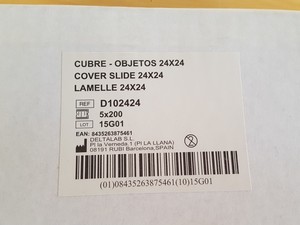 Thumbnail image of 5000x DELTALAB Glass Slide Covers D102424 Lab
