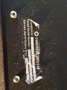 Thumbnail image of Coherent Chameleon Laser, Controller & Cooling Unit MRU 1000 VERDI-10W Lab