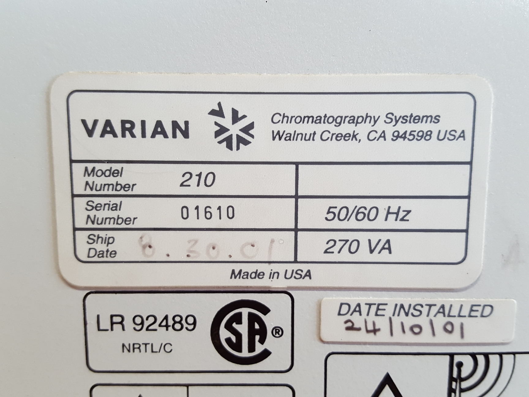 Image of Varian ProStar Model 210 Solvent Delivery Module for HPLC System Lab