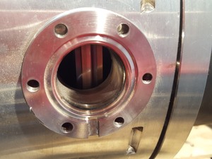 Thumbnail image of UHV Vacuum Chamber Balzers Lab Flanges EELS / VSW-EELS, Preparation