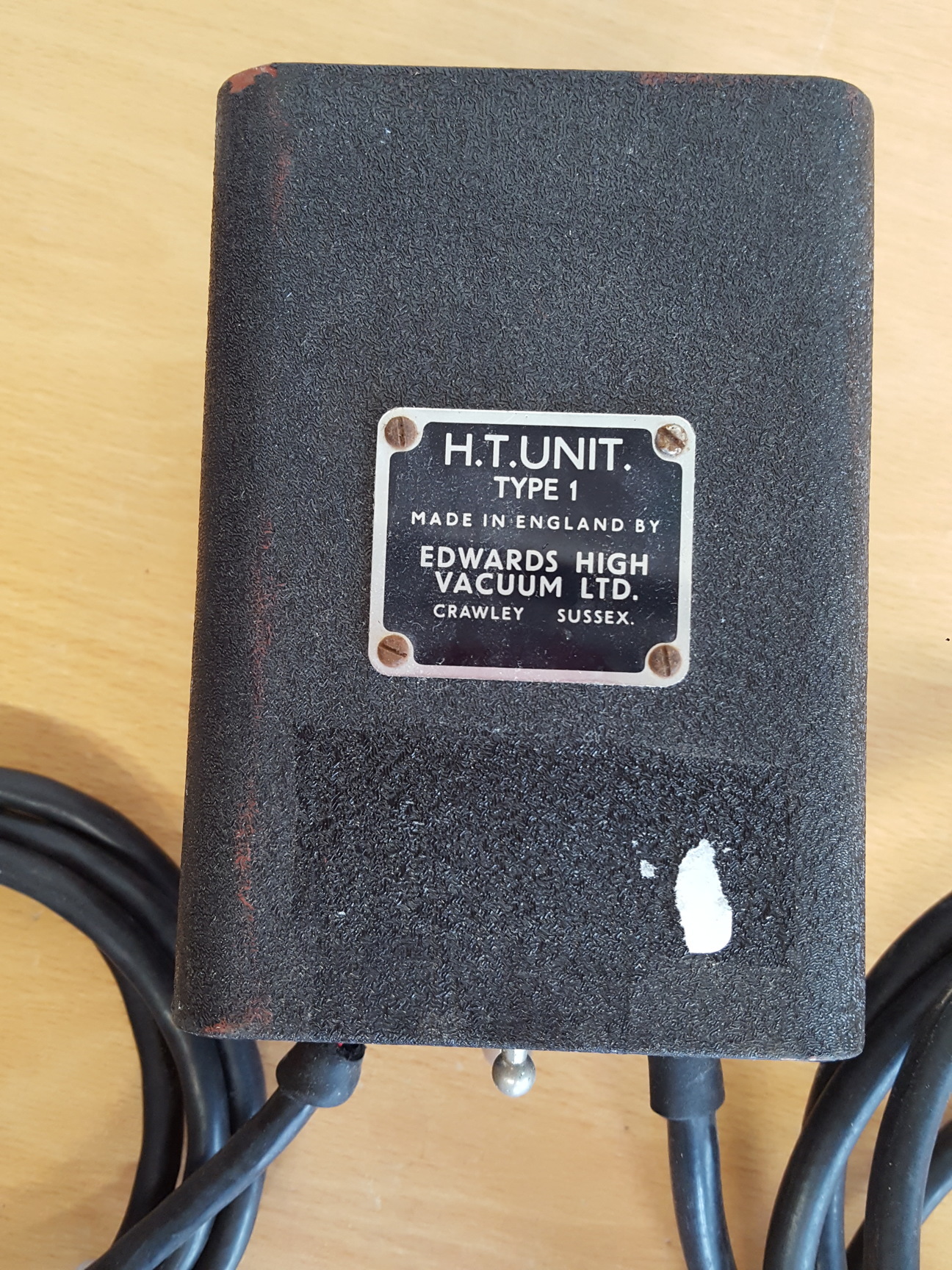 Image of Edwards High Vacuum Ltd H.F. Tester Model T.2. & H.T. Unit Type 1 Lab