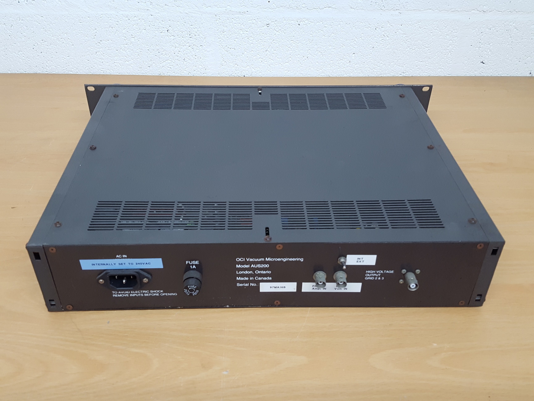Image of OCI Vacuum Microengineering High Voltage Ramp Generator Model AUS200 Lab