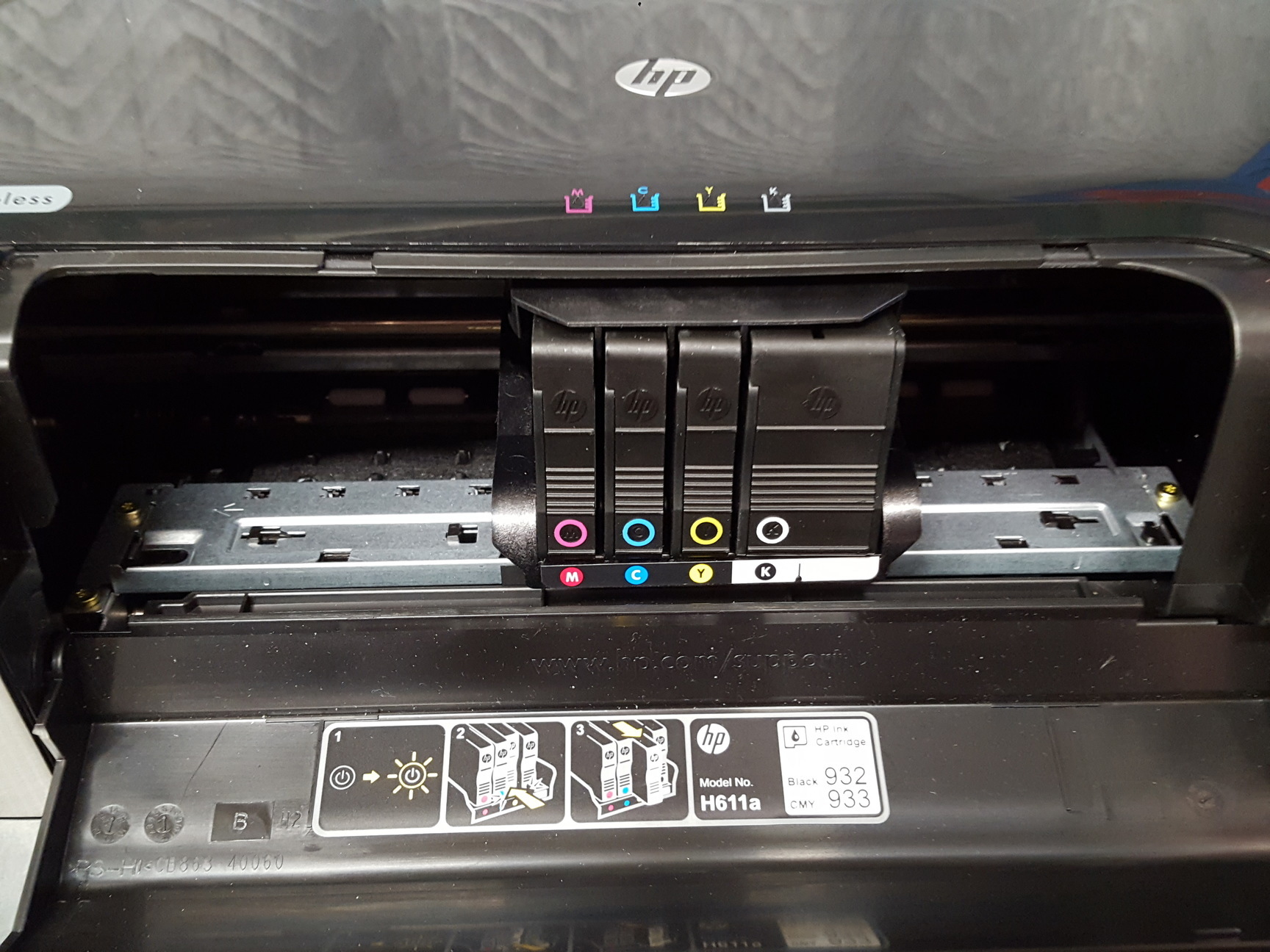 Image of HP 6100 Colour Inkjet Printer with 932 XL Ink