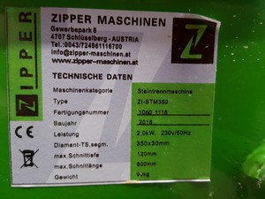 Thumbnail image of Zipper ZI - STM350 800mm Electric Stone and Tile Cutter Saw