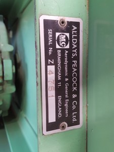 Thumbnail image of Alldays, Peacock & Co Wind Generator 1SD Fan with 15HP Motor - 330-440V