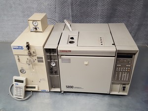 Thumbnail image of Hewlett Packard 5890 Series II Gas Chromatograph + Tekmar 3000 Purge & Trap Lab 