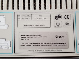 Thumbnail image of Thermo Nicolet Avatar 360 FTIR System with PC & Software Lab