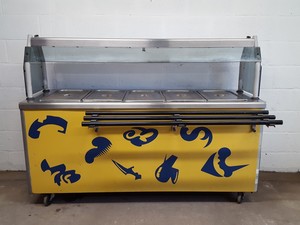 Thumbnail image of Victor Bain-Marie Catering Buffet / Servery Unit with Heat Lamps & Hot Cupboard