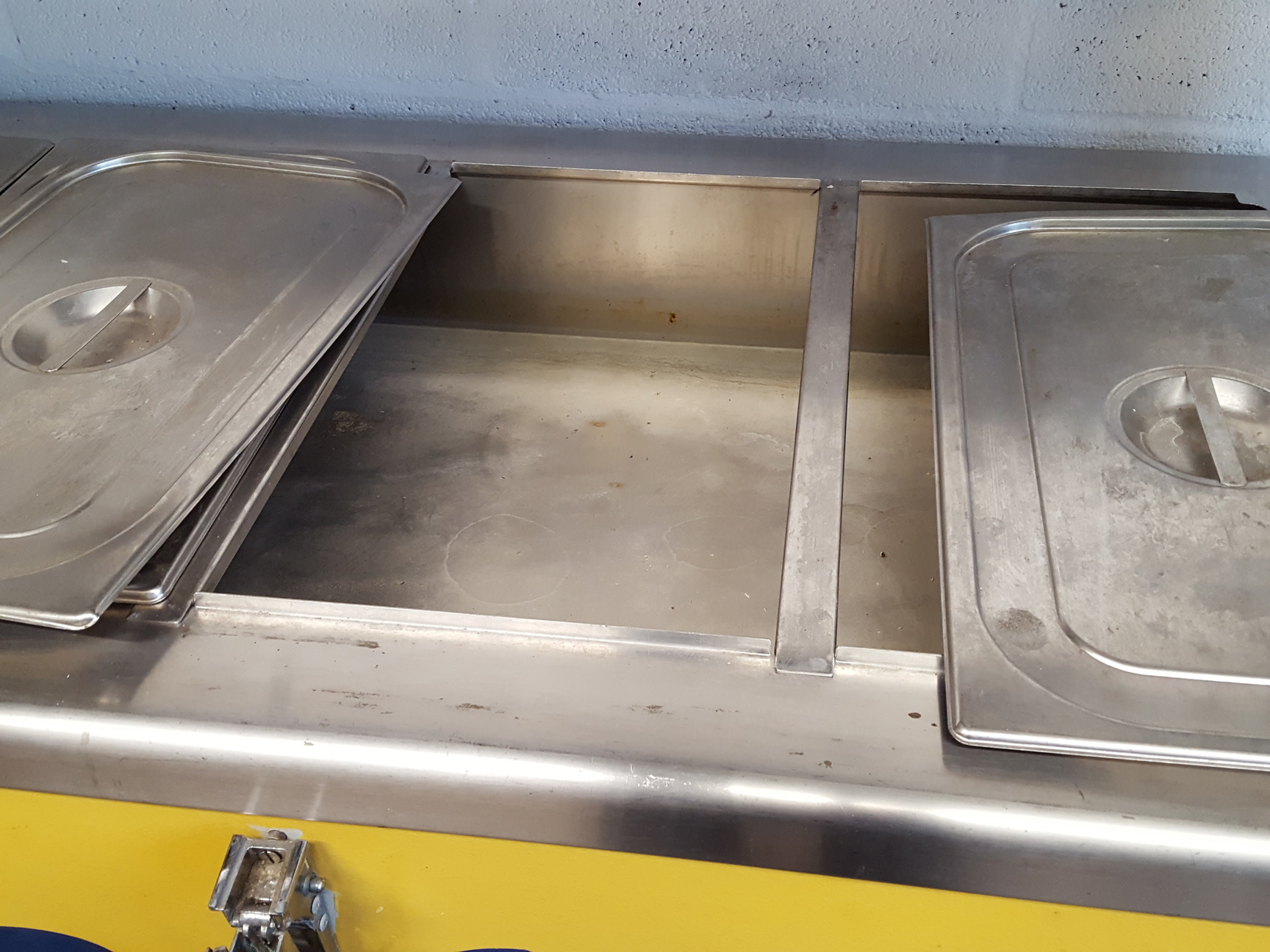 Image of Victor Bain-Marie Catering Buffet / Servery Unit with Heat Lamps & Hot Cupboard