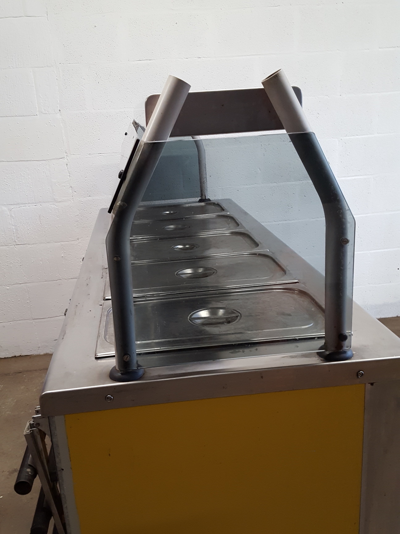 Image of Victor Bain-Marie Catering Buffet / Servery Unit with Heat Lamps & Hot Cupboard