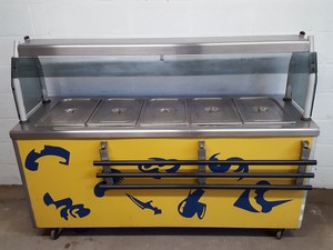 Thumbnail image of Victor Bain-Marie Catering Buffet / Servery Unit with Heat Lamps & Hot Cupboard