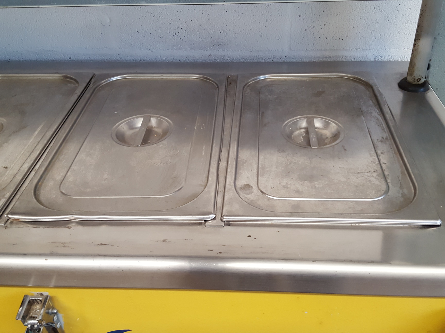 Image of Victor Bain-Marie Catering Buffet / Servery Unit with Heat Lamps & Hot Cupboard
